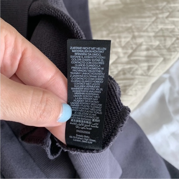 NWT Sweaty Betty One and Done Sweat Dress Size S Gray Oversized Mock Neck $98 - Picture 5 of 9